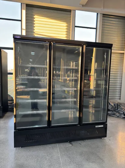 Glass Door Display Door Large Capacity Commercial Refrigerator Glass Display Refrigerator Fridge Glass Door