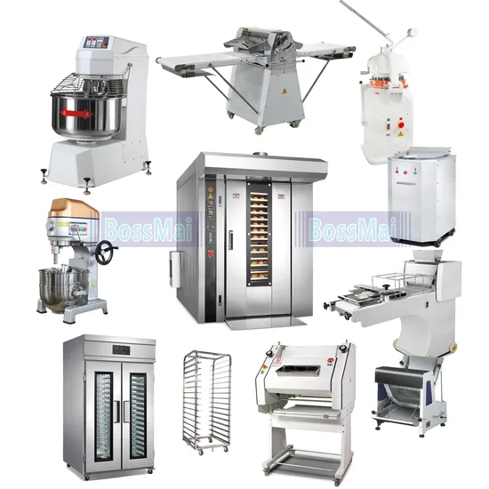 Commercial Electric Gas Toast Baking Kitchen Equipment Catering Machine Bread Convection Cake Oven Proofer Mixer Baguette Bakery Equipment