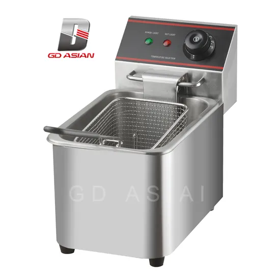 Electric Fryer Restaurant Kitchen Equipment Counter Top Flat Plate Stainless Steel