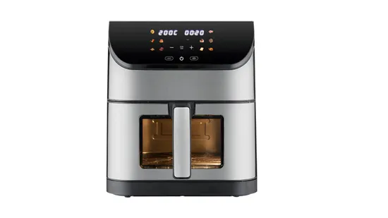 Colorful Display Air Fryer Kitchen Electronics with Visible Window 6L WiFi Kitchenware