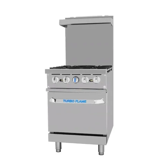 High Quality Commercial Gas Cooking Burner Range with Under Oven 