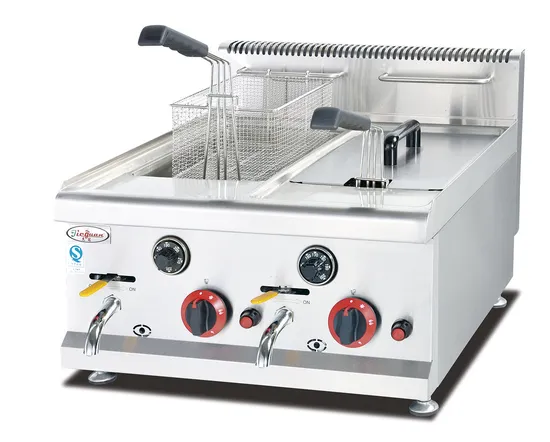 Table Top Gas Fryer with Temperatture