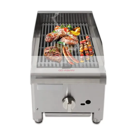 30000*1BTU 16inch ETL Commercial Gas Countertop Charbroiler 