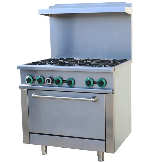 Kitchen Equipment Stainless Steel Freestanding Gas Range with 4 