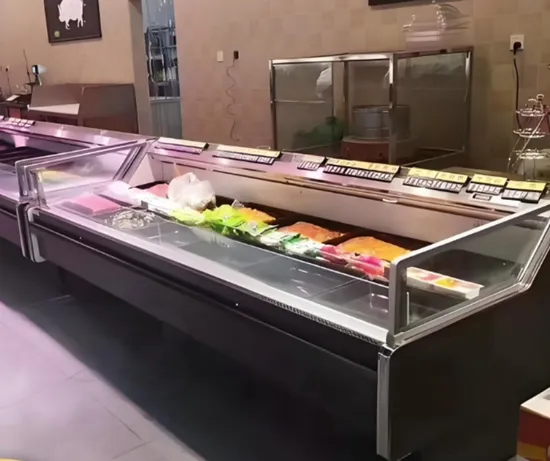 Commercial Fresh Meet Display Showcase Freezer Butcher Refrigeration Equipment 