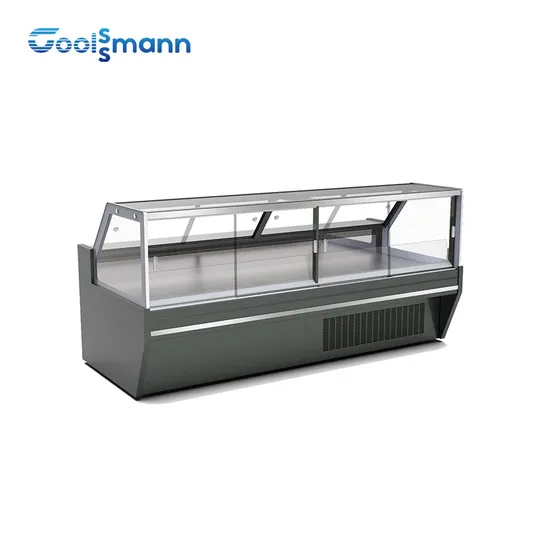 Mobile Deep Freezer Restaurant Deli Display Cooler Refrigeration Equipment 