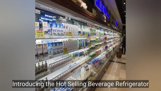 Hot Selling Beverage Refrigerator Glass Door Vertical Refrigerator Beer Display Cabinet Refrigeration Equipment 