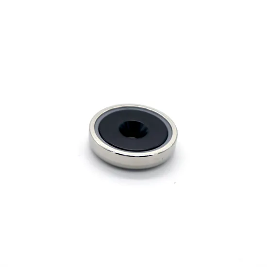 Stronghold Pot Magnet Mounting with Countersunk Hole 