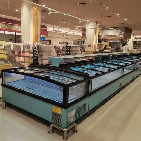 Commercial Fridge and Freezer with Glass Side for Supermarket Display 