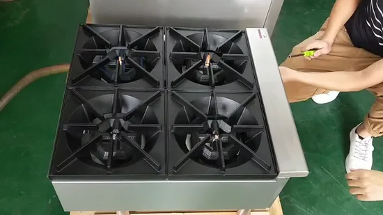 Wholesale ETL/CE Listed Commercial Kitchen Equipment Table Top Hotplate 2/4/6 Cast Iron Burner Gas Range Cooker in Stainless Steel for Restaurant Hotel (EHP
