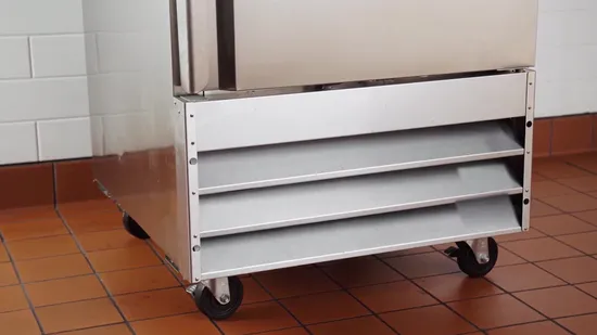 47 Cu. FT Double Door Cafeteria Refrigeration Equipment for Restaurant 