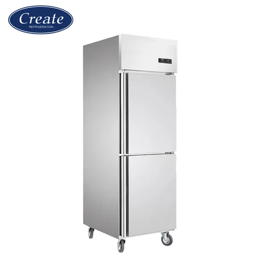 Restaurant Commercial Refrigerator Upright Freezer Upright Refrigerator Double Door Freezer Refrigeration Equipment 