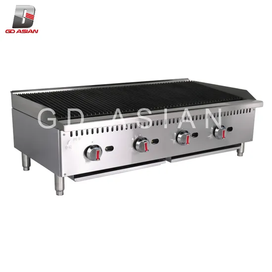 30000*4BTU ETL 48 Inch Gas Countertop Charbroiler 