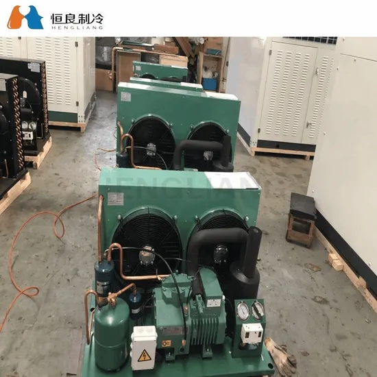 Semihermetic Reciprocating Compressors Condensing Unit Factory Price 10 HP Wooden Box Metal Condensate Pump Restaurant Equipment 