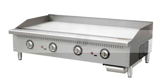 24" Amercian Style Temperature Control Counter Top Gas Griddle 