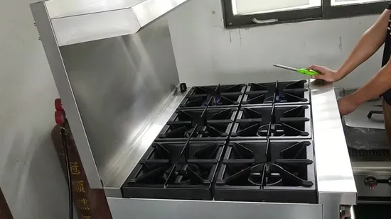 Wholesale ETL Listed 4 Burners Gas Cooking Range Stove Cooker with Oven for Restaurant Kitchen Catering Equipment (RGR24) 