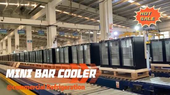 Double Door Mni Bar Undercounter Fridge Back Bar Cooler with Compressor 
