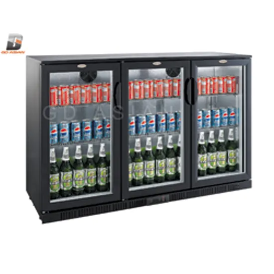 850mm 900mm Height Mini Glass Sliding Door Cooler Back Bar 